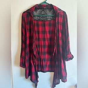 Red checkered Ransom Shirt